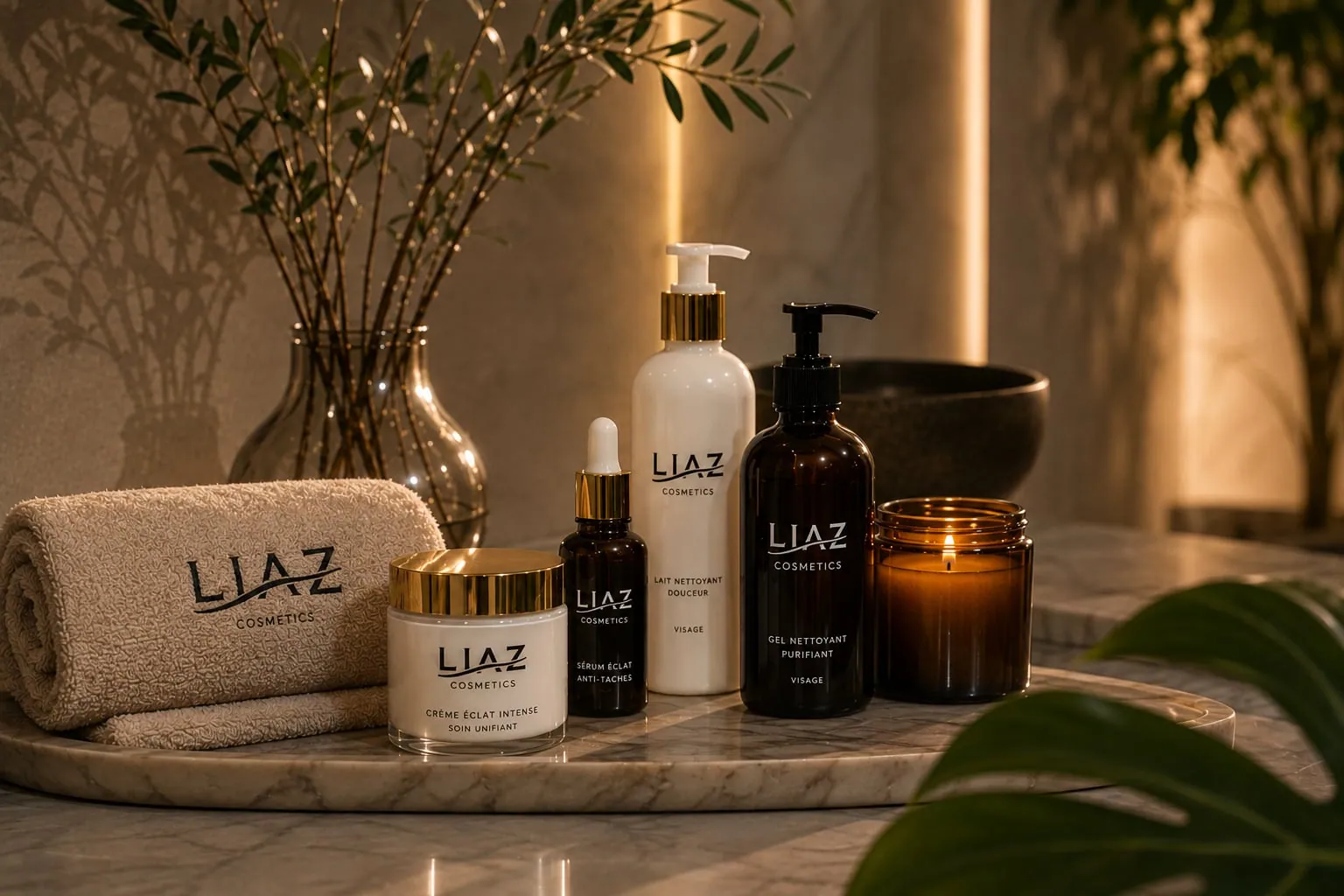 Gamme de soins visage LIAZ Cosmetics